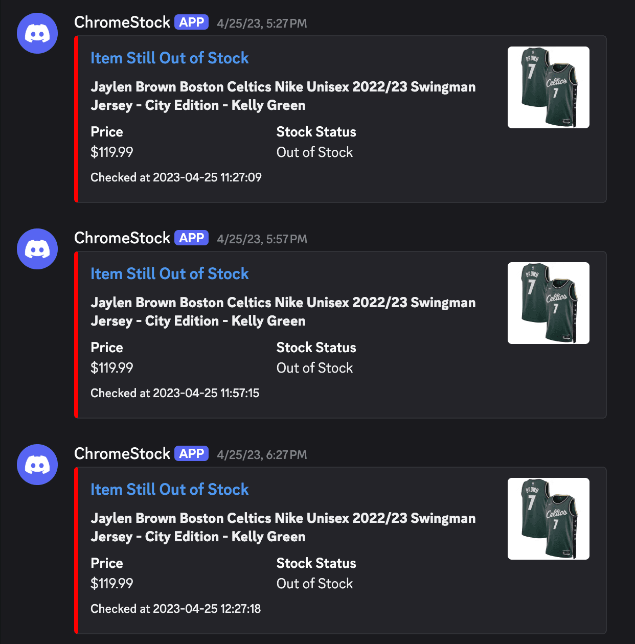 Shopify Restock Monitor preview